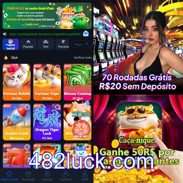 Cadastro no 482luck: Comece com um Bônus de Boas-vindas!